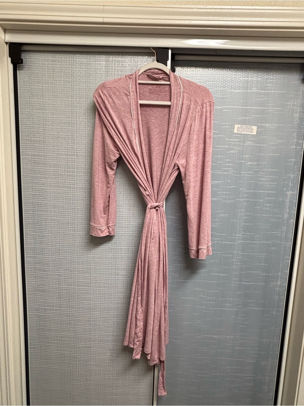 Little Sleepies Heather Mauve Pink Wrap Robe - Women's Lightweight Lounge Robe